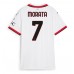 AC Milan Alvaro Morata #7 Bortedrakt Dame 2024-25 Korte ermer